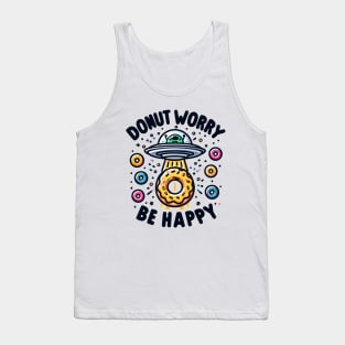 Donut Worry be Happy Tank Top